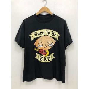 Family Guy Stewie Griffin Shirt Back Born To Be Bad